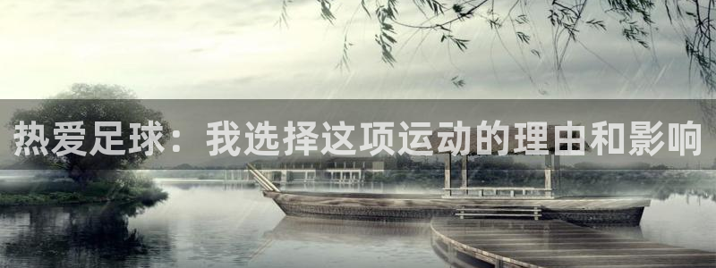 杏彩xc4：热爱足球：我选择这项运动的理由和影响