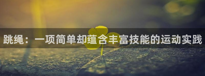 沃尔沃xc90版：跳绳：一项简单却蕴含丰富技能的运动实践